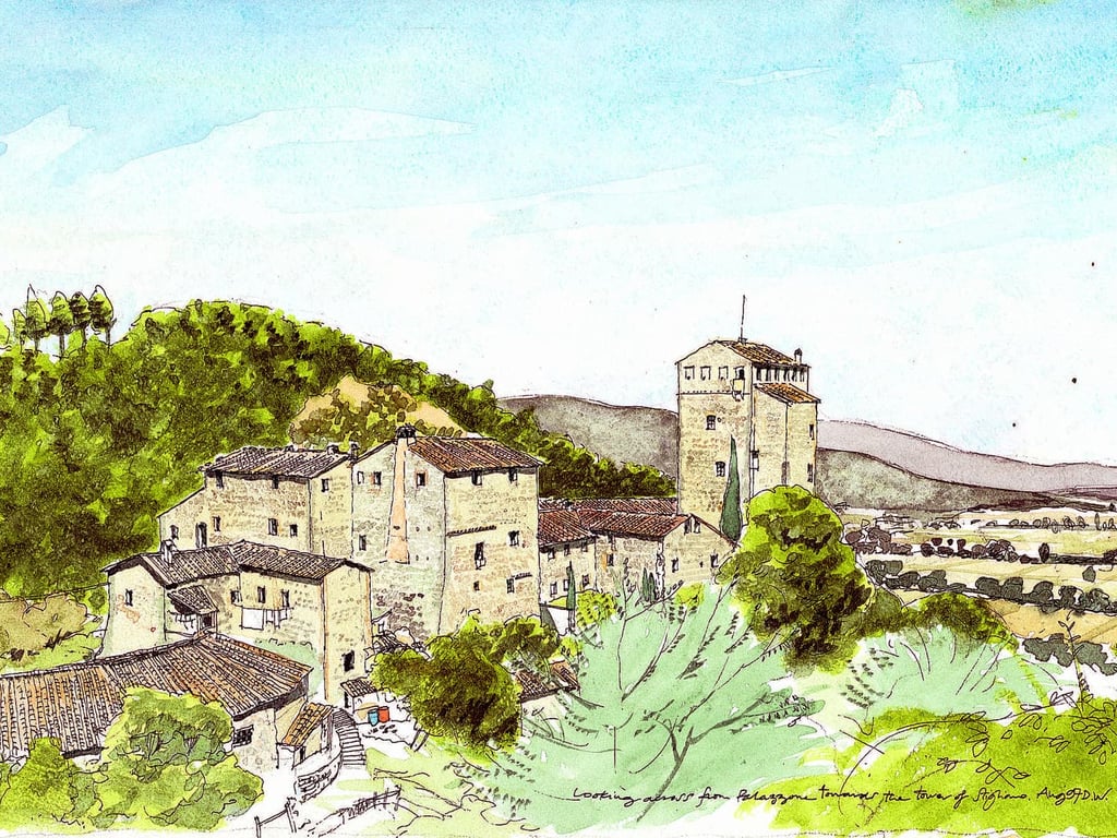 Stigliano: Tower Four | Stay in a Medieval Tower near Siena