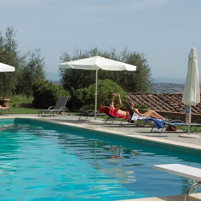 Damiano | A stone cottage with large shaded patio and expansive views