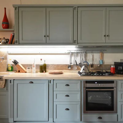 The kitchen is well-equipped