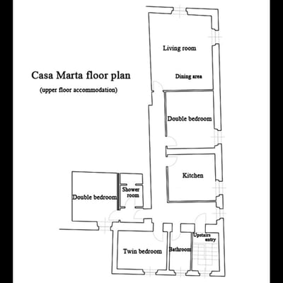 Marta | A spacious apartment for 6 in Montestigliano