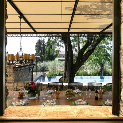 Podere Castello | Elegant Tuscan Farmhouse with vineyard views