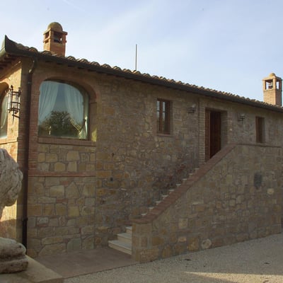 Podere Enea | Country House and Pool with views of Pienza