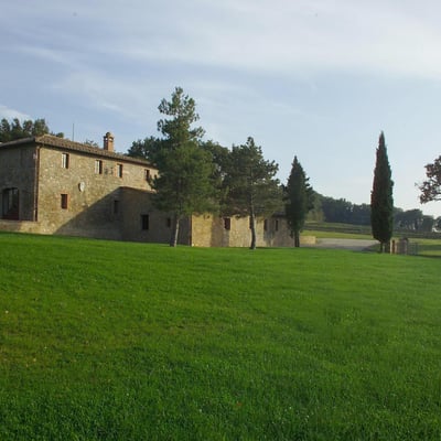 Podere Enea | Country House and Pool with views of Pienza