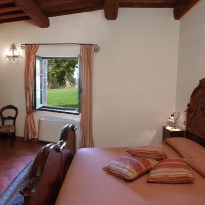 Podere Enea | Country House and Pool with views of Pienza