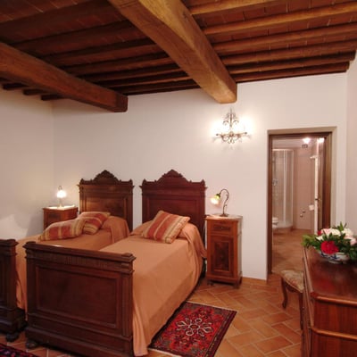Podere Enea | Country House and Pool with views of Pienza