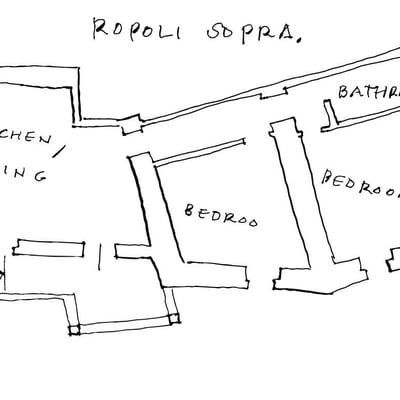 Ropoli Sopra | A Tuscan farmhouse with loggia close to Siena