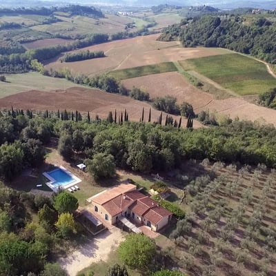 Dimora | Villa for 12 with AC and a large pool by Barberino val d'Elsa
