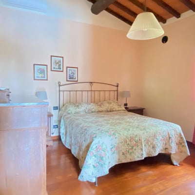 The double bedroom is spacious