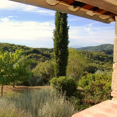 Guardiano: Historic Val di Chiana villa for 5 with pool