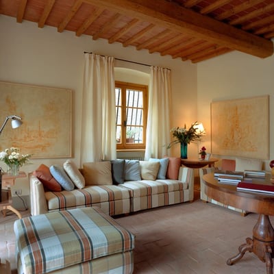 Portico: Villa for 8 with Pool and A/C in Tuscany