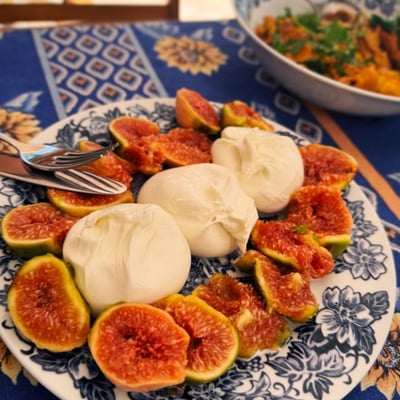 Figs and Burrata