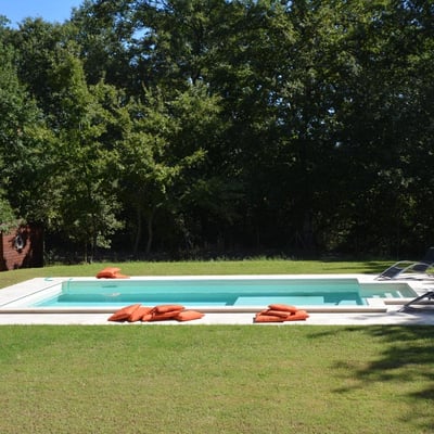 The swimming at Villa di Mezzo