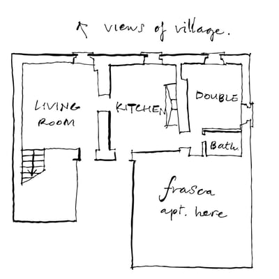 Alloro | Apartment and pool close to an Umbria village