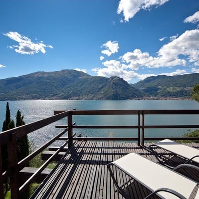 Archimede | Modernist villa with Pool and Jacuzzi on Lake Como