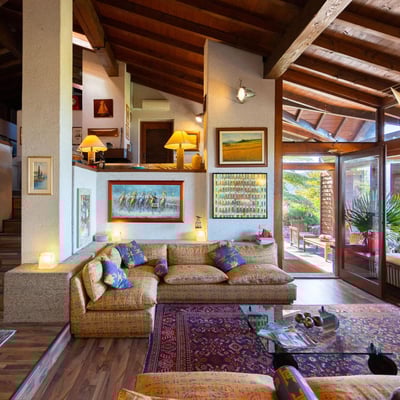 Ispirata | Modernist villa with a private beach on Lake Maggiore