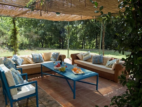 Walk to an Italian restaurant from these villas