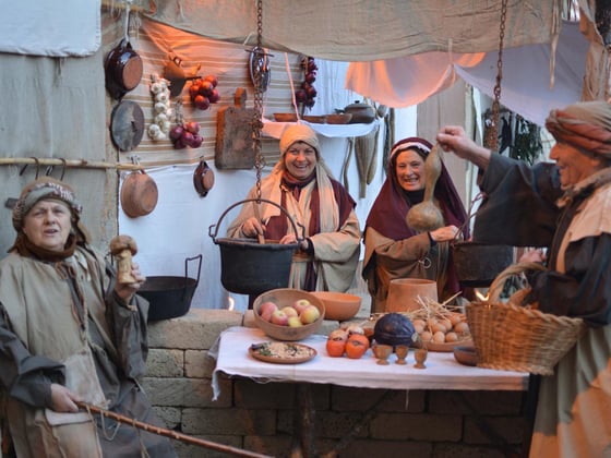 Living Nativity Scene in Casole d'Elsa, Italy