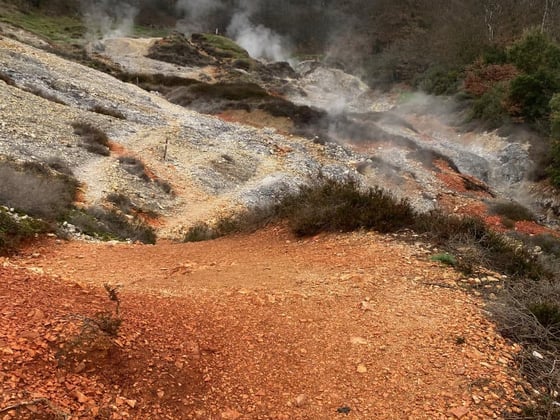 The smoking landscape of Sasso Pisano