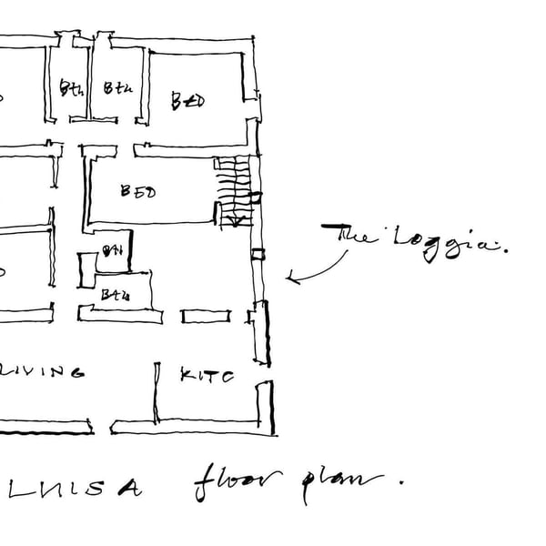 Floor plan of Luisa
