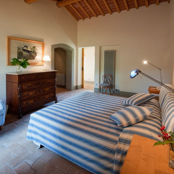 Lunetta's double bedroom