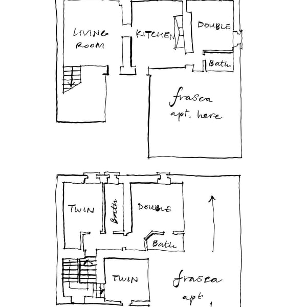 Floor plans of Alloro