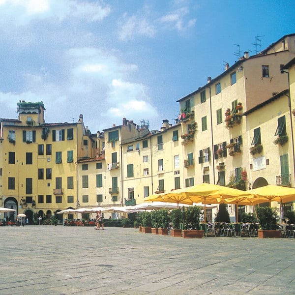 Lucca is a fabulous city, close to Pisa near the end of the Arno river
