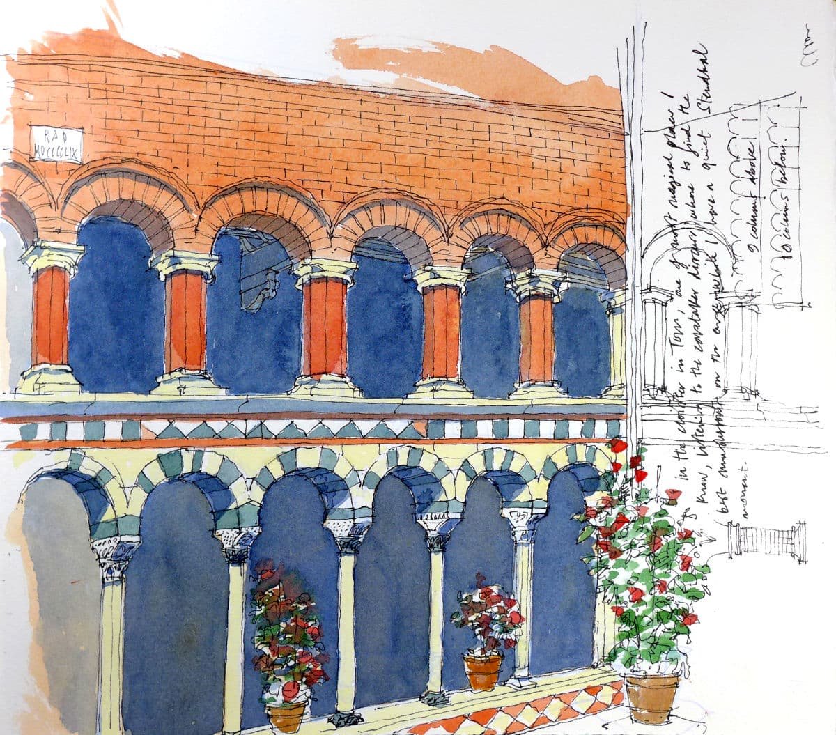 The mysterious cloister of Torri