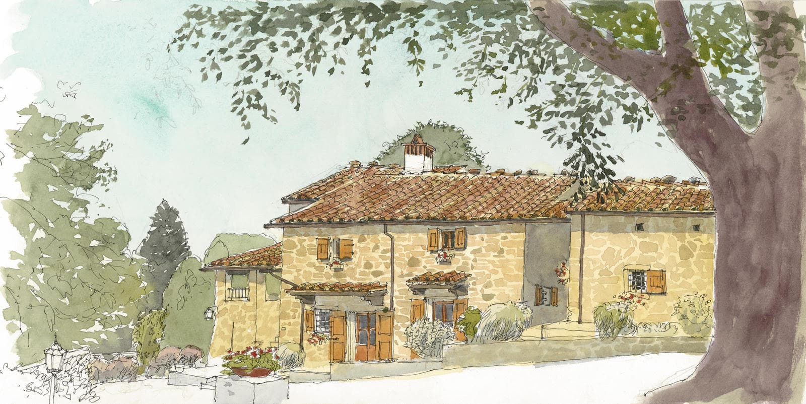 Dan Wrightson: A sketch I made of Pietrina on a recent visit. Click on the picture to see a time-lapse of when I painted it. Pietrina