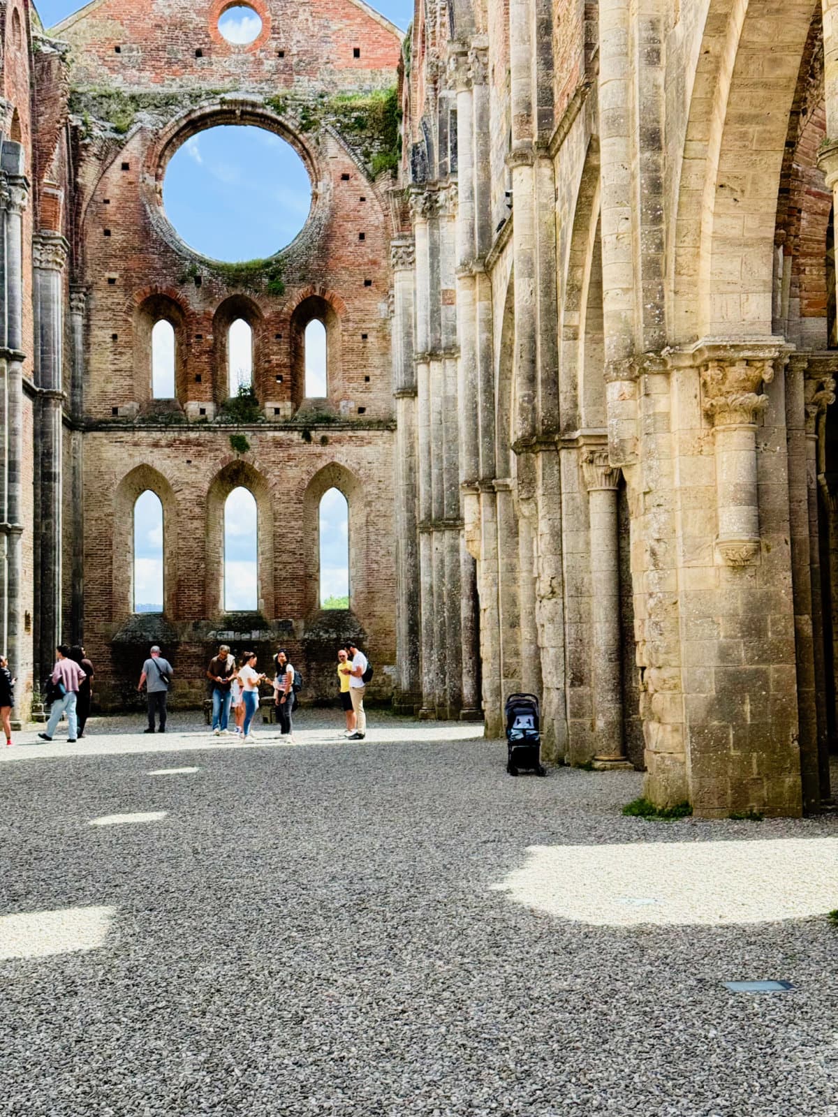 Exploring the abbey of San Galgano