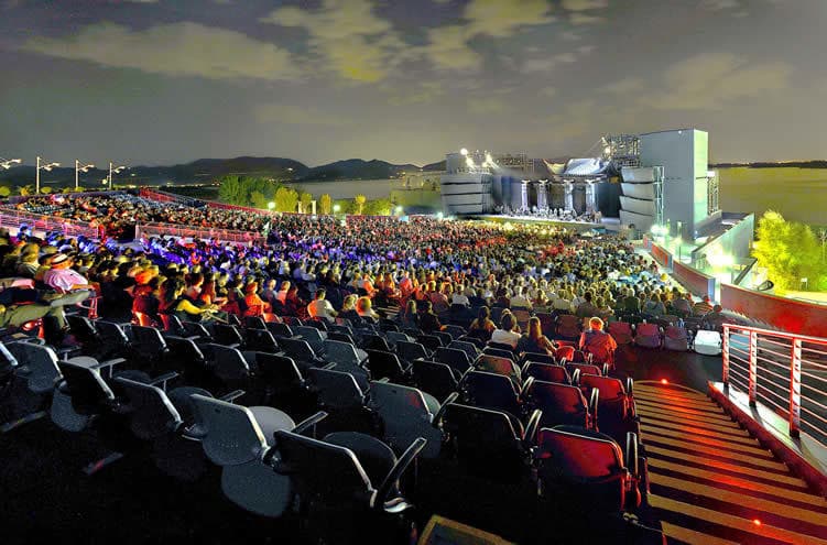 The Puccini Festival open-air theatre