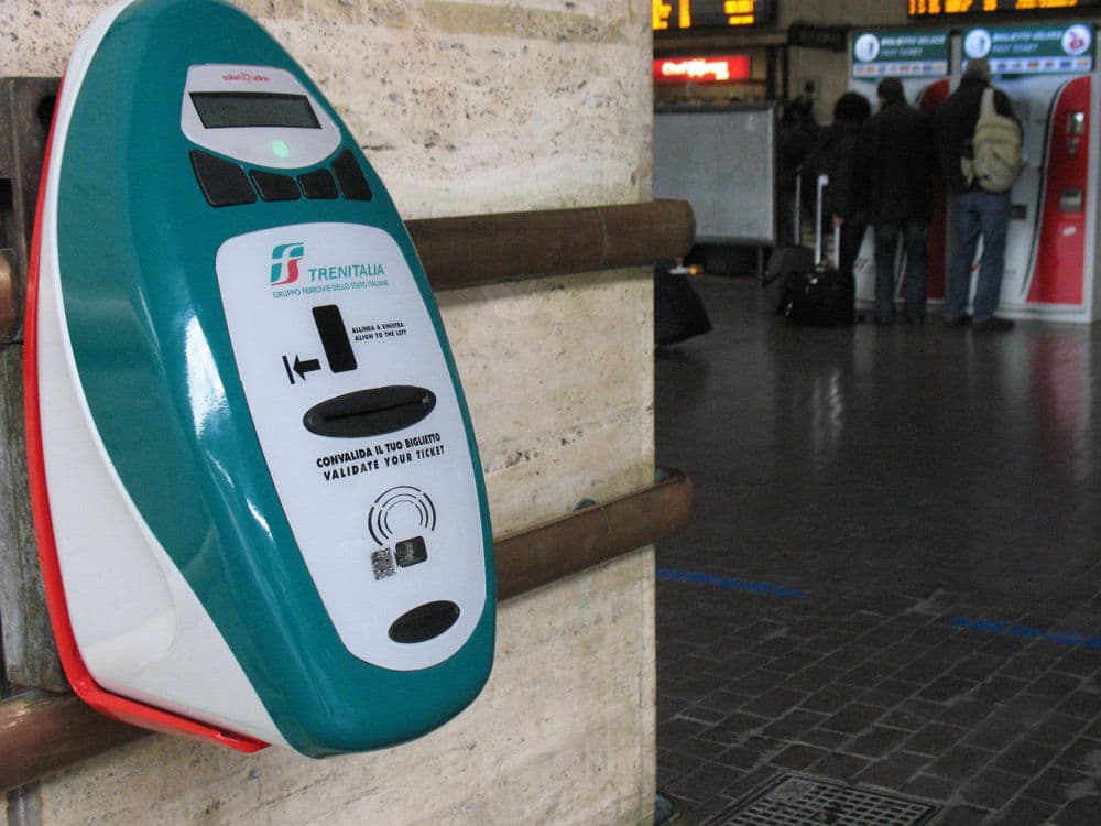 Train ticket Stamper in Italy
