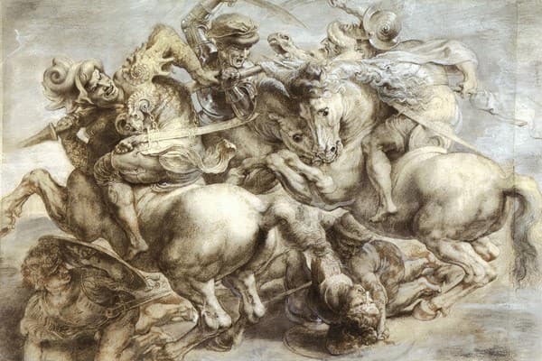 The battle of Anghiari