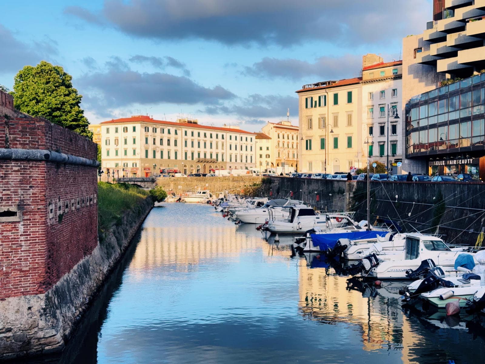 The fortress and the canals of Livorno