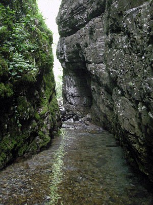 The canyon of the Orrido di Botri orrido_botri