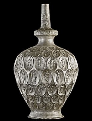 This silver amphora is one of the most prized Etruscan relics in Italy