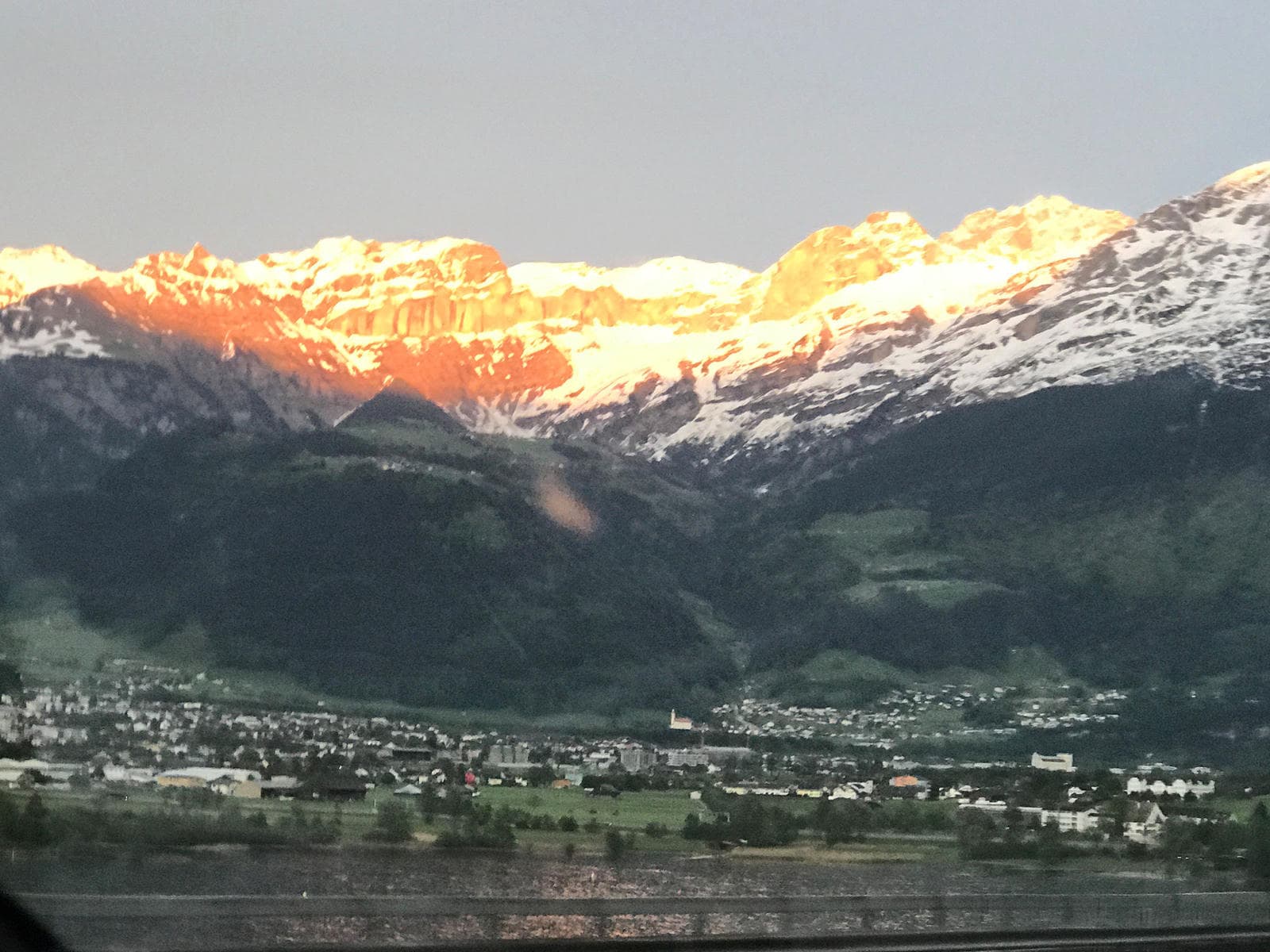Sunset in Switzerland