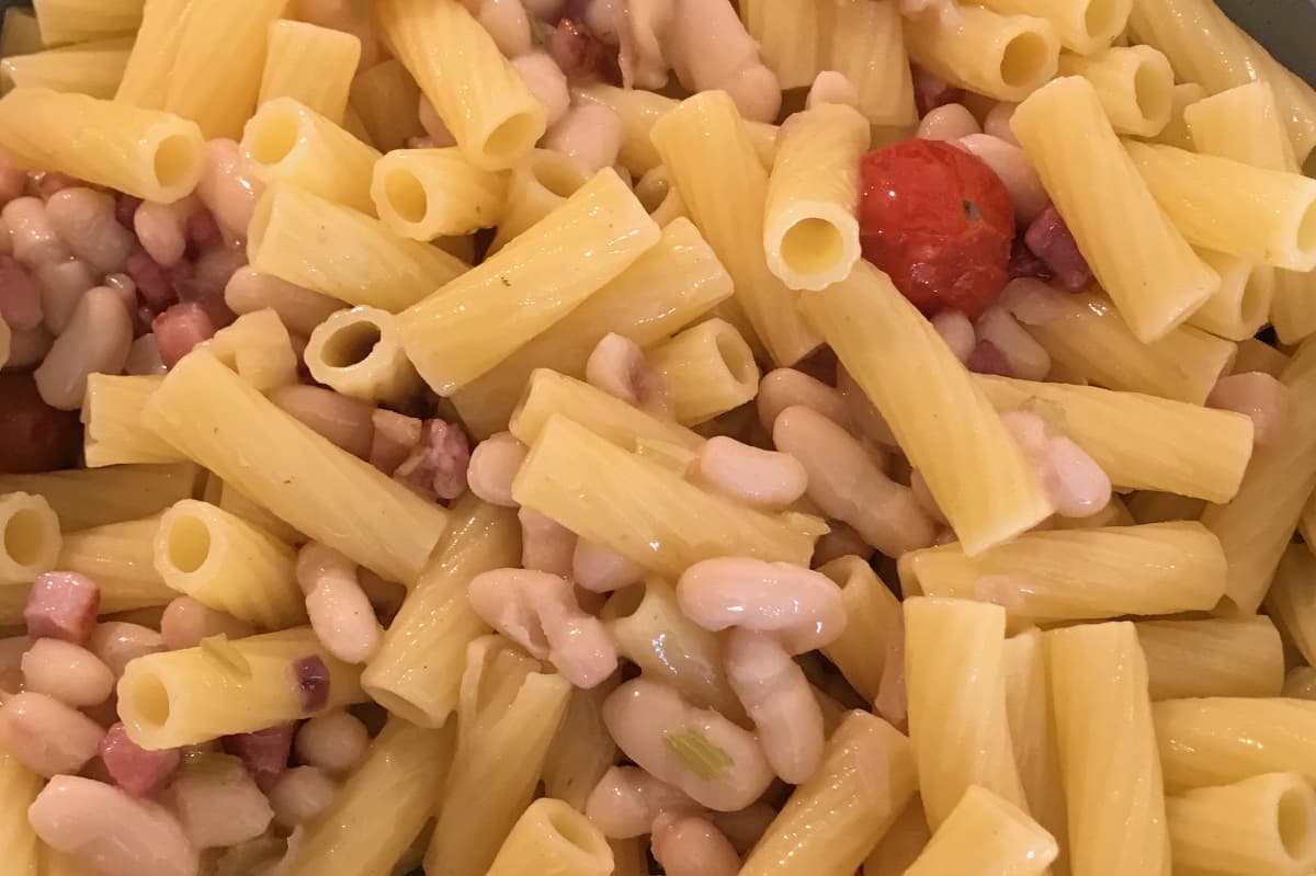 Tortiglioni e Cannellini